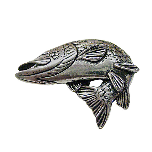 Turning Pike F39 Fine English Pewter Animal Fish Cufflinks Handmade In
